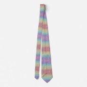 Nep Glitter Regenboog Luipaardprint Halsdoek Stropdas (Achterkant)