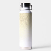 Nep Glitter Salon Haar Roze Gouden Waterfles (Achterkant)