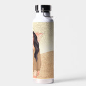 Nep Glitter Salon Vrouw Haar Goud Waterfles (Links)