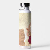 Nep Glitter Salon Vrouw Haar Goud Waterfles (Rechts)