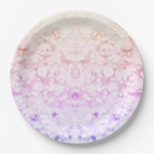 Nep glitterconfetti papieren bordje