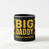 Nep Gold Maple Leaf Big Daddy op ZWART Mok (Midden)