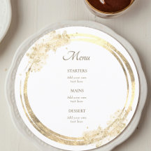 nep goud elegant Menu