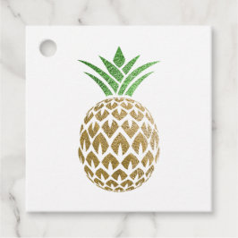 Nep goud folie ananas evenementen planner bedankjes labels