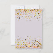 Nep goud folie confetti Elegante Trouw Save The D Save The Date (Achterkant)