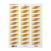Nep goud folie hete roze bruiloft etiket (Full Sheet)