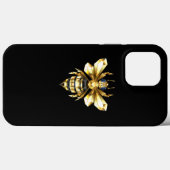 Nep goud folie logo Bij Polygonale vorm op Zwart Case-Mate iPhone Case (Achterkant (horizontaal))