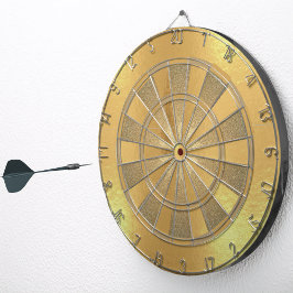 Nep goud folie metallic eenvoudig elegant dartbord