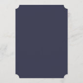 Nep goud folie nautisch anker Save The Date (Achterkant)