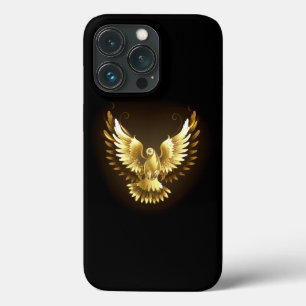 Nep goud folie vredesduif op zwart Case-Mate iPhone case