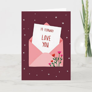Nep gouden liefdeskaart kaart