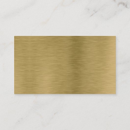 Nep gouden metalen textuur gratis drankjes ticketk informatiekaartje (Achterkant)