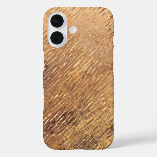 Nep Gouden Strepen Kerst Case-Mate iPhone Case (Achterkant)