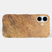 Nep Gouden Strepen Kerst Case-Mate iPhone Case (Achterkant (horizontaal))