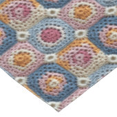 Nep Granny Square Haakpatroon Tafelkleed (Gekanteld)