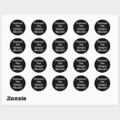Nep Gregor Mendel Kostuum Grappig Halloween Ronde Sticker (Vel)