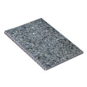 Nep Grijs Glitter Glas Notitieboek (Rechterzijde)