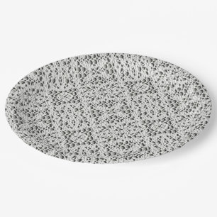 Nep Haakwerk Wit  Papieren Bordje