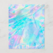 NEP holografisch iriserend en nep glitters Flyer (Achterkant)