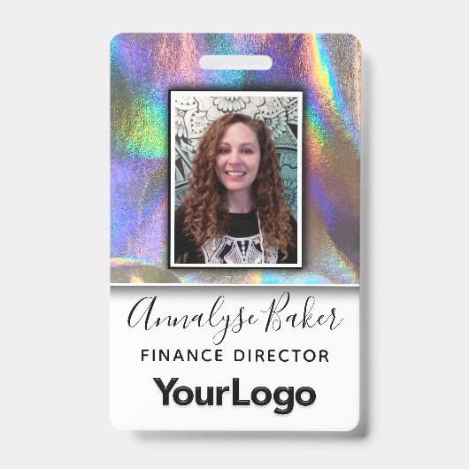 Nep holografisch professioneel CNA-verpleegster fo Badge (Voorzijde)