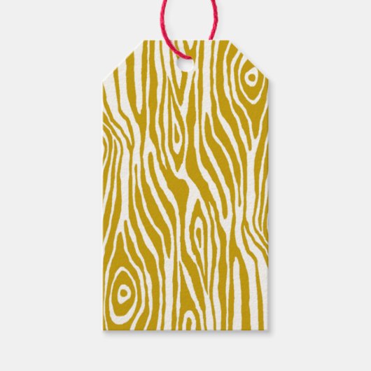 Nep hout cadeaulabel (Voorkant)