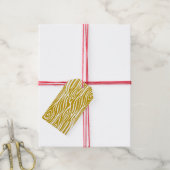 Nep hout cadeaulabel (Met Touw)