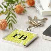 Nep Hout Sleutelhanger (Zijkant)