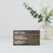 Nep-hout Visitekaartje (Staand voorkant)