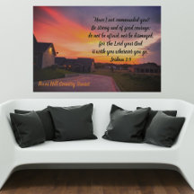Nep ingepakt canvasprint Texas zonsondergang Bijbe