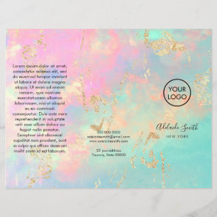 nep iriserende delicate opaal brochure