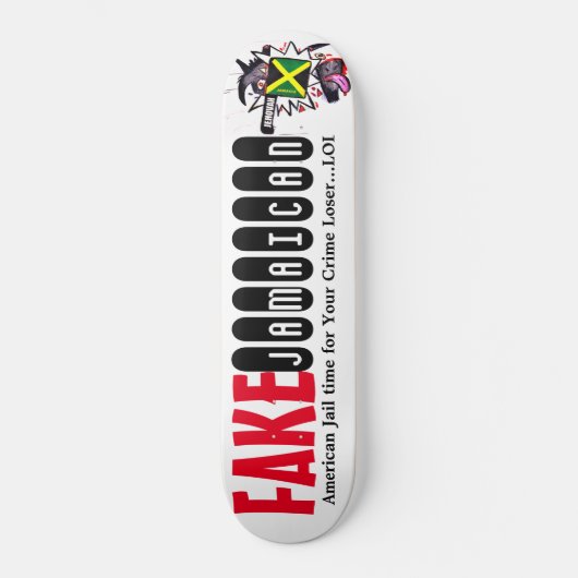 NEP JAMAÏKAANS Skateboard (Voorkant)