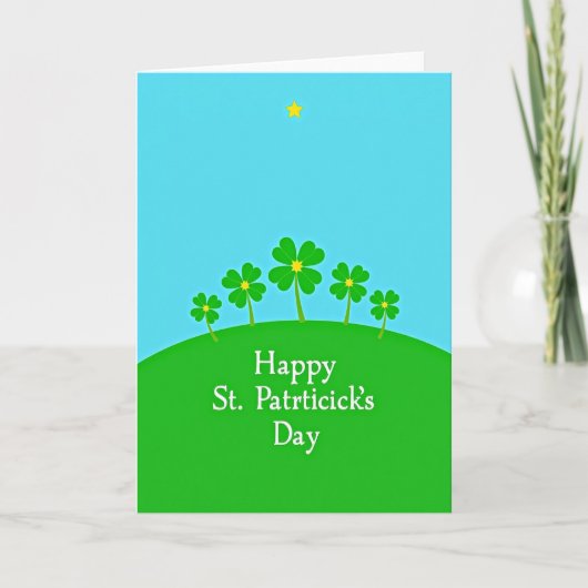 Nep Kaart voor St. Patrick's Day (Voorkant)