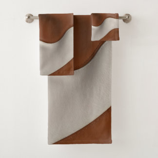 Nep koeienleer Populair Luxe Elegante Collectie Bad Handdoek