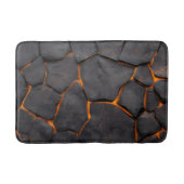Nep Lava Rots Badmat (Voorkant)