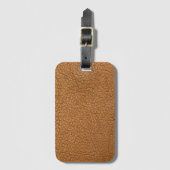 nep lederen look bagagelabel (Voorkant (verticaal))