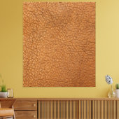 nep lederen look canvas afdruk (Insitu (Woonkamer))