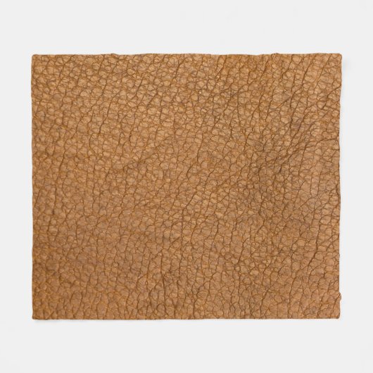 nep lederen look fleece deken (Voorkant (Horizontaal))