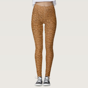nep lederen look leggings