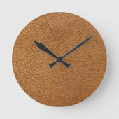 nep lederen look ronde klok (Voorkant)