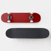 Nep leer rood skateboard (Horizontaal)