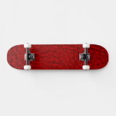 Nep leer rood skateboard (Horizontaal)