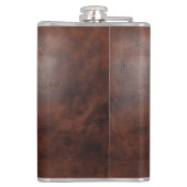 Nep leer vinyl omwikkeld heupfles (Achterkant)