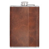 Nep leer vinyl omwikkeld heupfles (Achterkant)