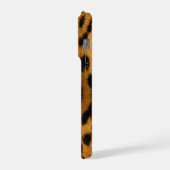 Nep-leopard-vel iPhone Hoesje (Linkerkant)
