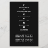 Nep luidspreker  flyer (Achterkant)