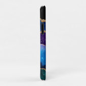 Nep Marmer Agate Steen Galaxy Glitterend Schittere Case-Mate iPhone Case (Achterkant/rechts)