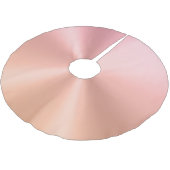 Nep Metallic Roze Goud Verloop Kerstboom Rok (Gekanteld)