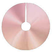 Nep Metallic Roze Goud Verloop Kerstboom Rok (Voorkant)