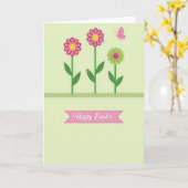 Nep Naai Lente Bloem Kaart (Gele Bloem)