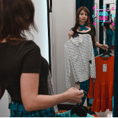 Nep Neon Mega Uitverkoop Bedrijf Klein Raamsticker